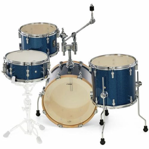 Sonor AQX Jazz 4-piece Shell Pack - Blue Ocean Sparkle - Image 2