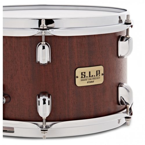 Tama S.L.P. Mod Bubinga Snare Drum - 7 x 12 inch - Satin Bubinga - Image 2