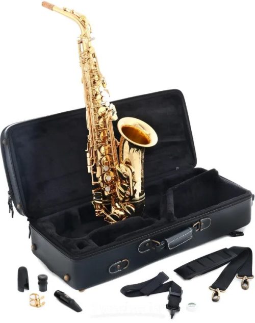 Yamaha YAS-875EX Custom Professional Alto Saxophone - Gold Lacquer - Image 10