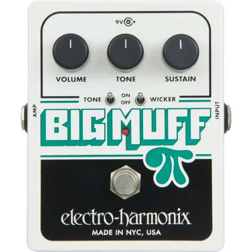 Electro Harmonix Big Muff PI with Tone Wicker Fuzz Pedal