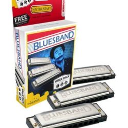 Hohner Blues Band Value Pack 3-piece Harmonica Set - C, G and A