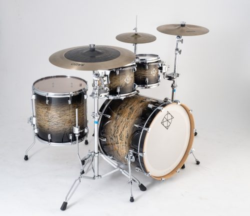 Dixon Artisan 4 Piece Shell Pack - Black Burst - Image 2