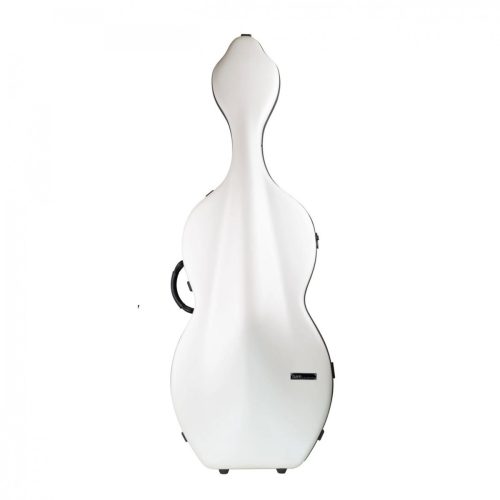 BAM BonBon Hightech Cello Case w/Wheels - White and Brown