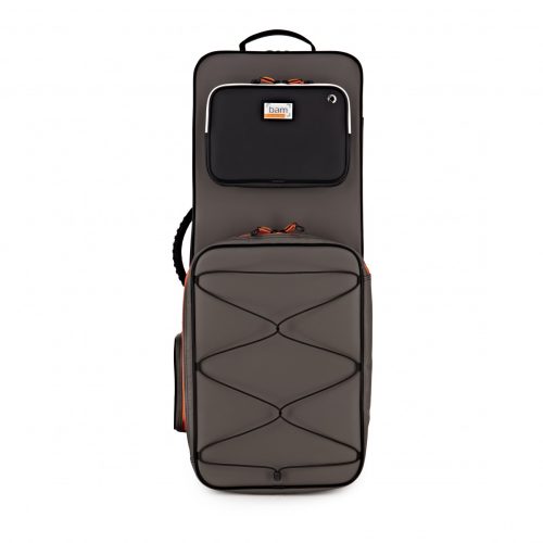 BAM Peak Performance Tenor Saxophone Case - Black and Grey