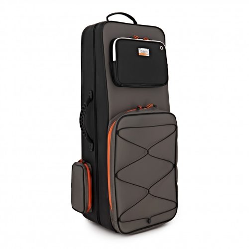 BAM Peak Performance Tenor Saxophone Case - Black and Grey - Image 2