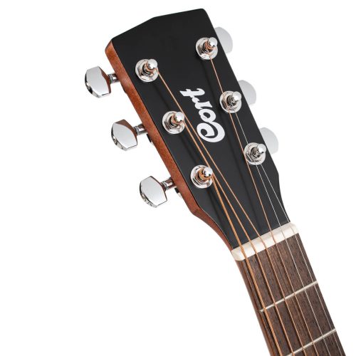 Cort AD Mini M Travelers Guitar - Natural Satin Mahogany - Image 8