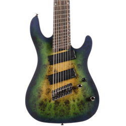 Cort KX508 Multi Scale II 8-String Guitar – Mariana Blue Burst