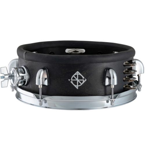 Dixon Little Roomer Snare Drum 3.5x10 inch W/Jingles Black Coal - Image 2
