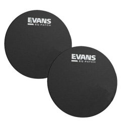 Evans PB1 Single Bass Drum Patch (Pair) - Black Nylon