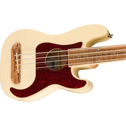 Fender Fullerton Precision Bass Uke - Olympic White - Image 3