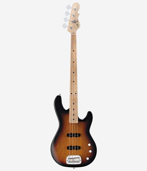 G and L Tribute JB-2 4 String Bass Guitar - 3-tone Sunburst - Image 2