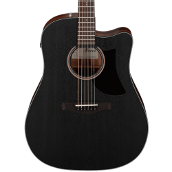 Ibanez AAD190CE Advanced Acoustic Guitar - Weathered Black