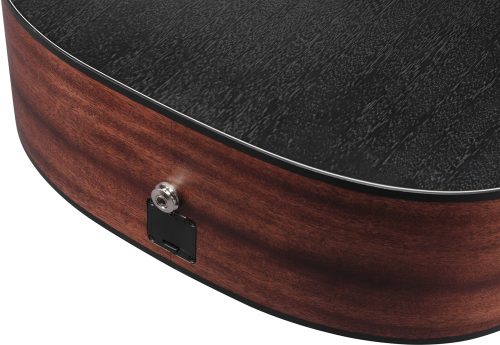 Ibanez AAD190CE Advanced Acoustic Guitar - Weathered Black - Image 4