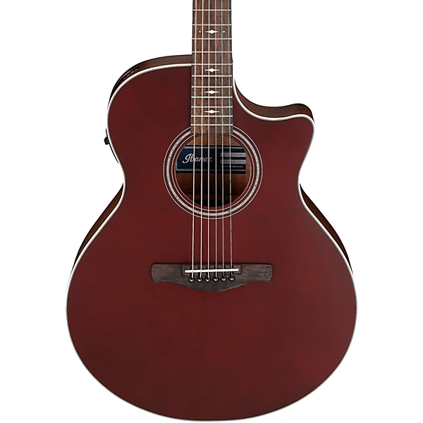 Ibanez AE100 Acoustic-electric Guitar - Burgundy Flat