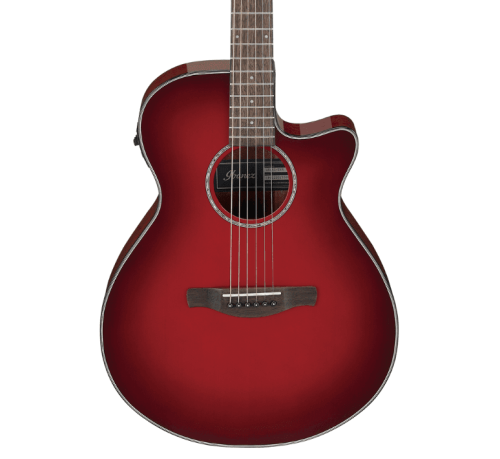Ibanez AEG51-TRH Acoustic Guitar - Transparent Red Sunburst 
