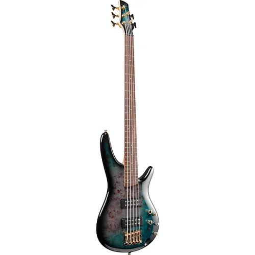 Ibanez SR405EPBDX 5-string Bass Guitar - Tropical Seafloor Burst - Image 3