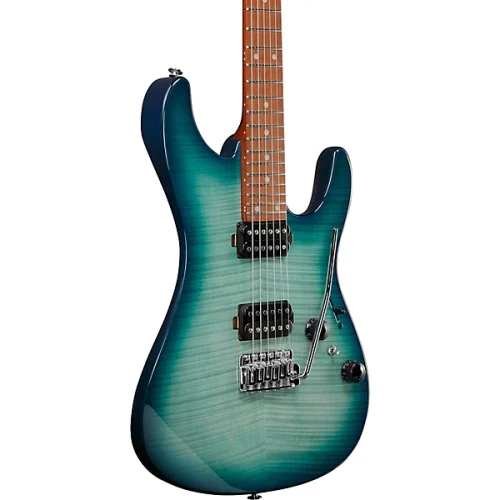 Ibanez Standard AZ24S1F Electric Guitar - Turquoise Burst - Image 2