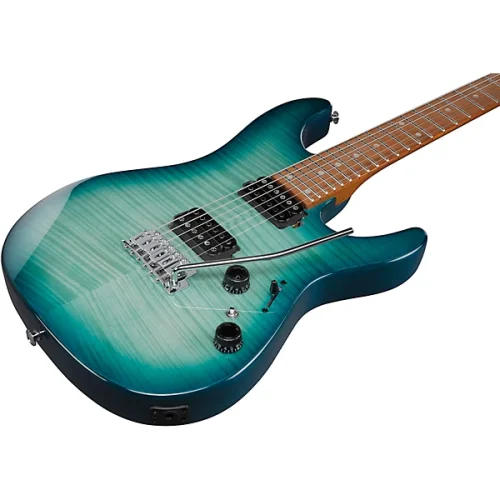Ibanez Standard AZ24S1F Electric Guitar - Turquoise Burst - Image 3