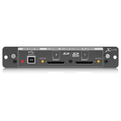 Behringer X-LIVE X32 Expansion Card for 32-channel SDSDHC card and USB Recording