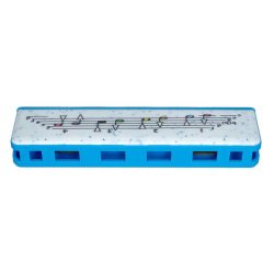 Hohner Speedy 4 Hole Harmonica - Blue