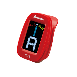 Ibanez PU3-BK Chromatic Clip Tuner - Red