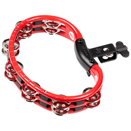 Meinl Percussion ABS Steel Jingle Tambourine - Mountable - Red - Image 2