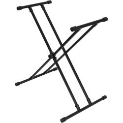 On-Stage KS8191 Double-X Bullet Nose Keyboard Stand