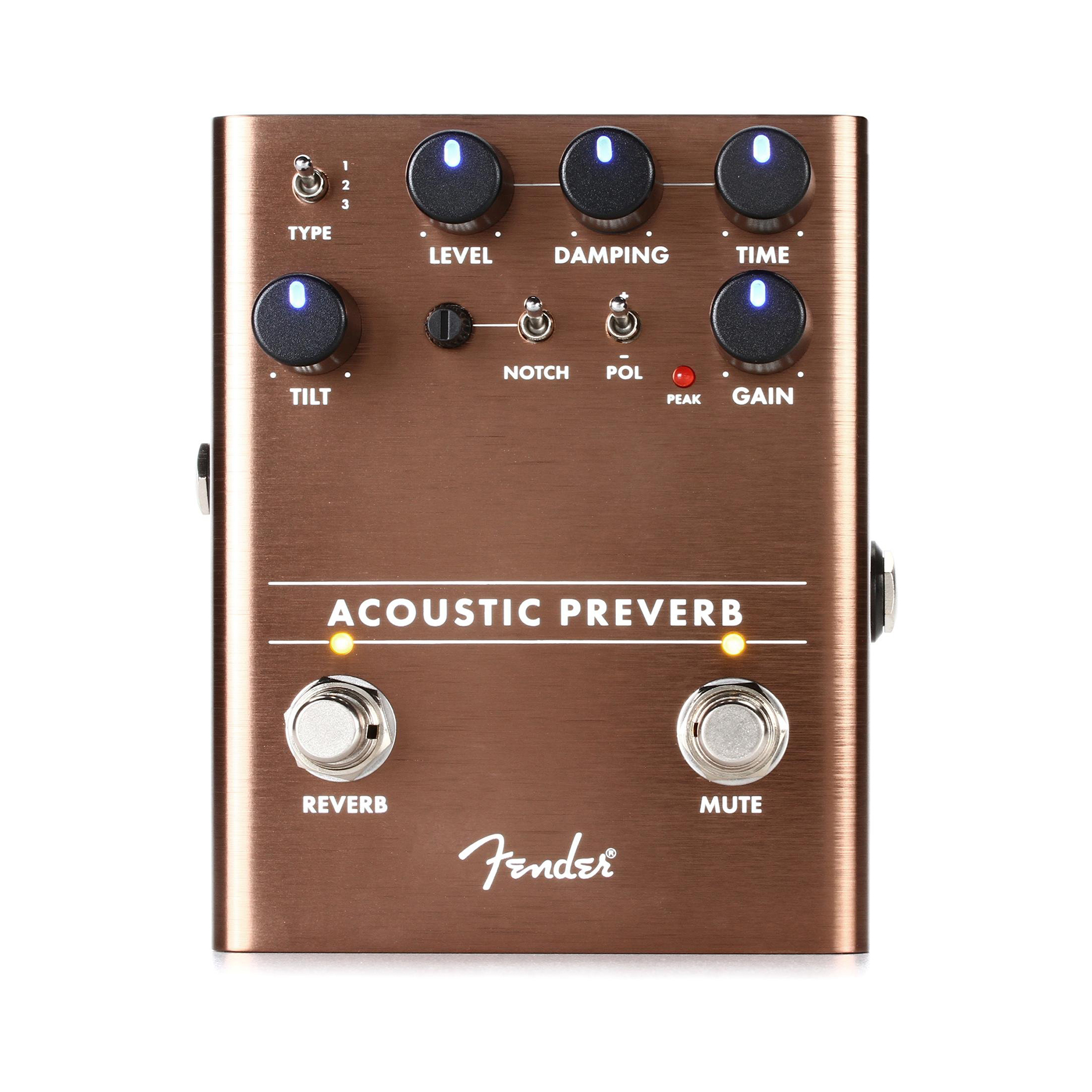 0234548000.jpg Fender Acoustic Preverb Acoustic Preamp/Reverb Pedal - Image 1