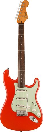Fender Squier Limited Edition Classic Vibe 60s Stratocaster Electric Guitar - Fiesta Red - Image 2