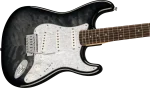Fender Squier FSR Affinity Series Stratocaster QMT Electric Guitar - Black Burst - Image 3