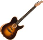 Fender Acoustasonic Player Telecaster Acoustic-electric Guitar - Shadow Burst with Rosewood Fingerboard - Image 2