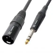 177075PDC.webp PD Connex 6.3mm Balanced Jack to Male XLR Cable - 1.5m - Image 1