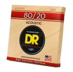 DR. Strings Hi-Beam 80/20 Acoustic 12-54 Light Guitar Strings - Image 2