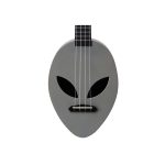 Mahalo Alien Ukulele - Silver - Image 2