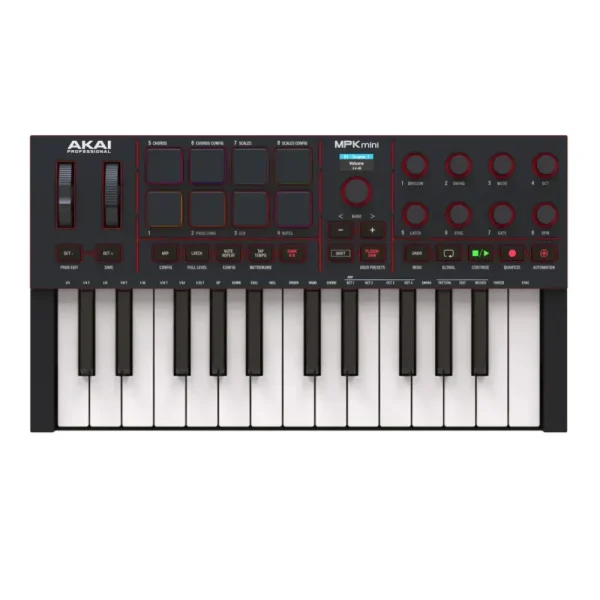 Akai Professional MPK Mini IV MIDI Keyboard Controller - Black
