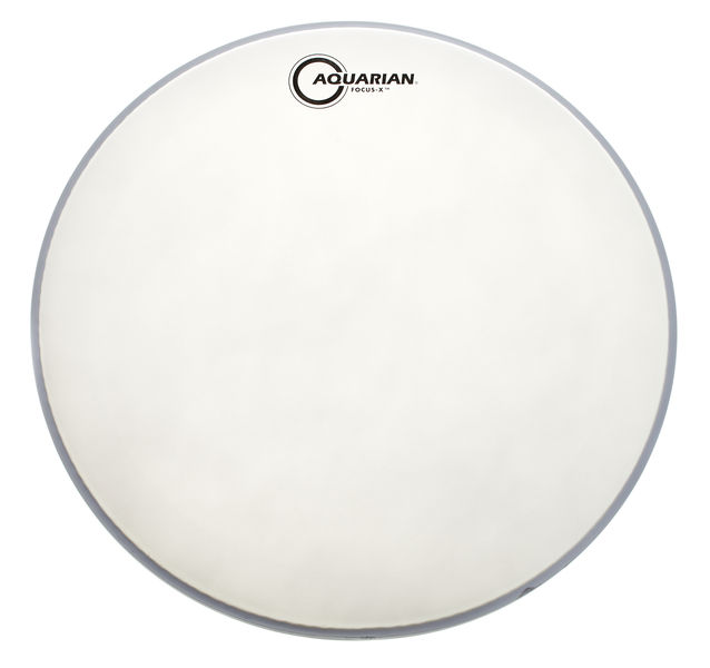 Do not steal this photo. Musikhaus Thomann will get mad. Aquarian Focus-X Coated White Drum Head - Image 1