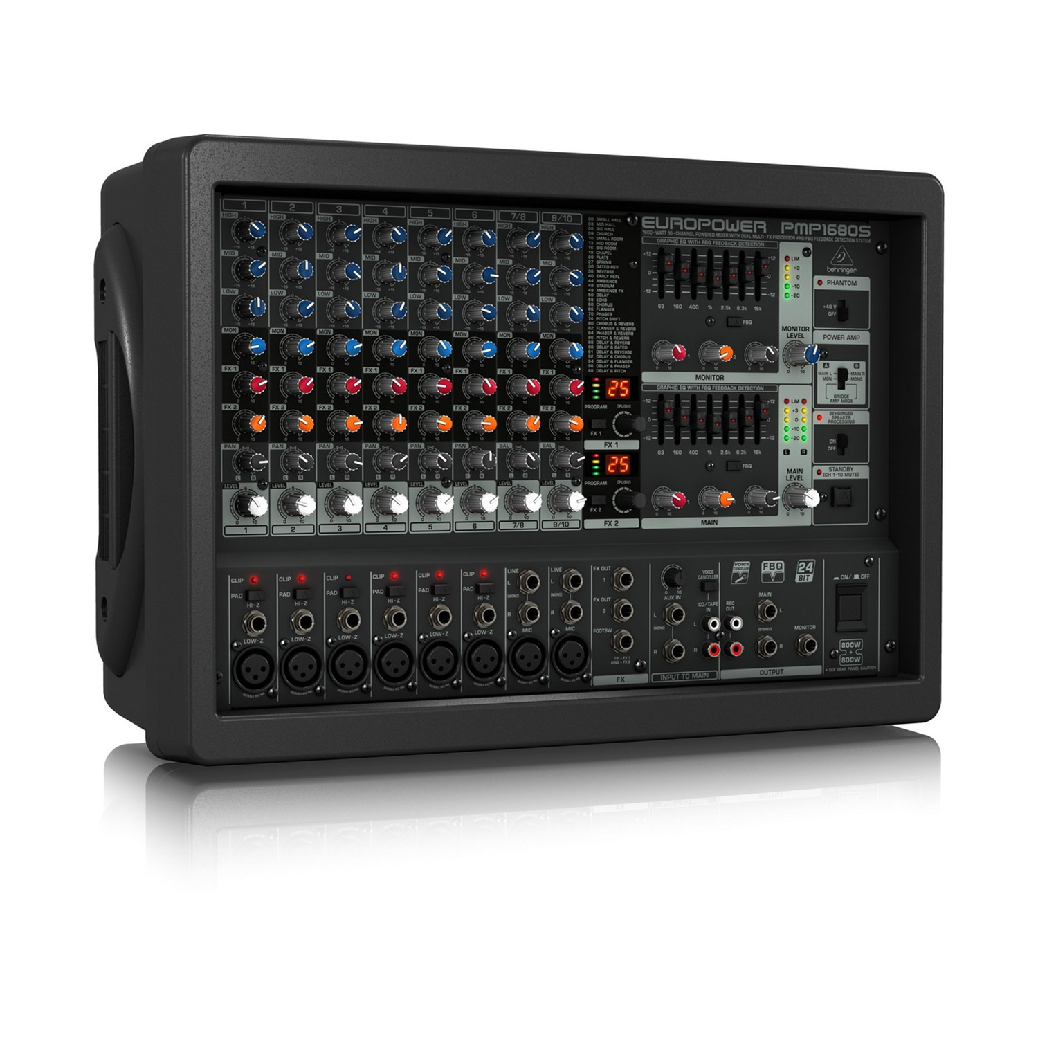 BEPMP1680S.jpg Behringer Europower PMP1680S 10-channel Powered Mixer - Image 1