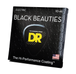 DR Strings BKE-10 Black Beauties K3 Coated Electric Guitar Strings - .010-.046 Medium