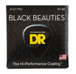 DR Strings BKE-10 Black Beauties K3 Coated Electric Guitar Strings - .010-.046 Medium - Image 2