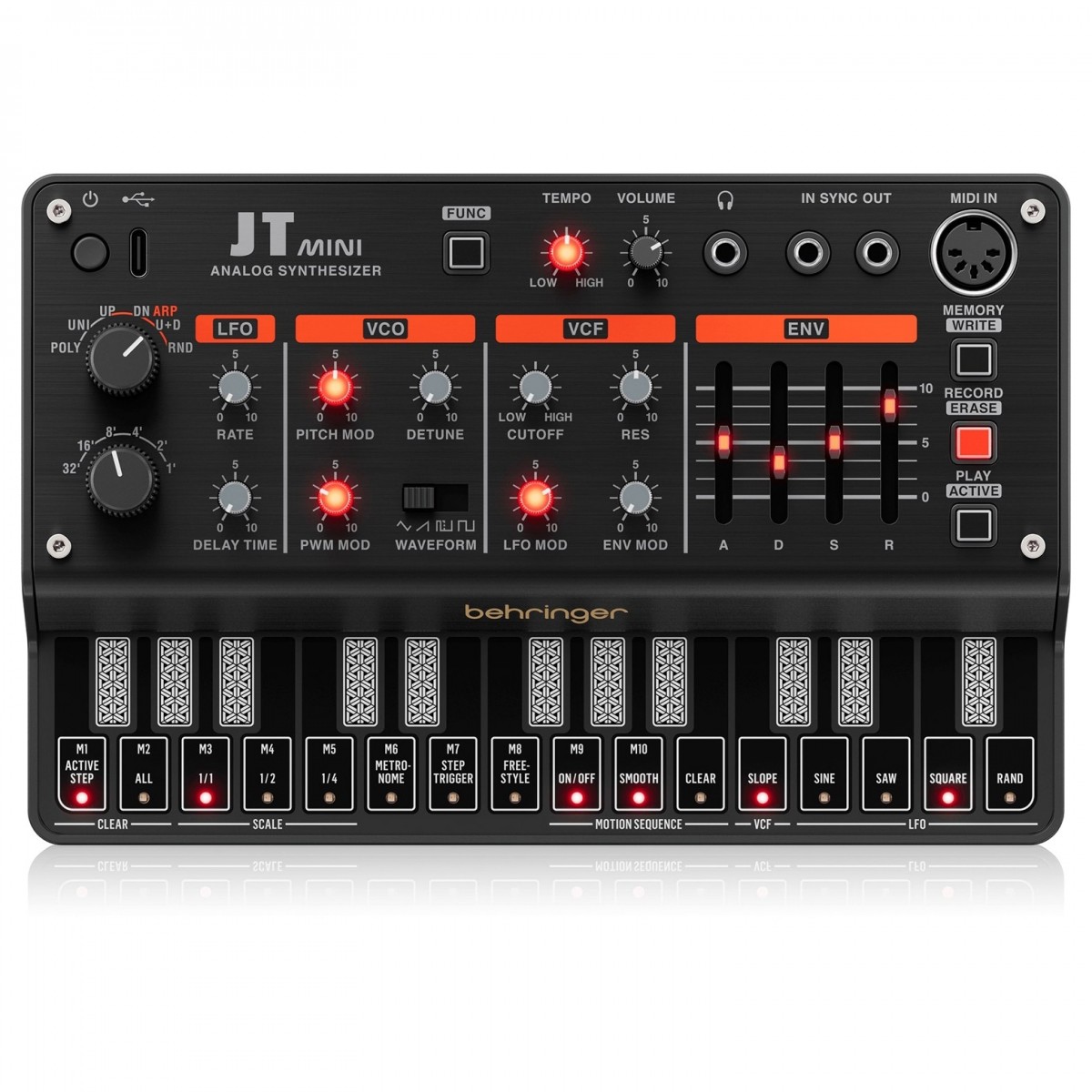 Behringer-JT-Mini-Polyphonic-3-voice-Analog-Synthesizer.jpg Behringer JT Mini Polyphonic 3-voice Analog Synthesizer - Image 1