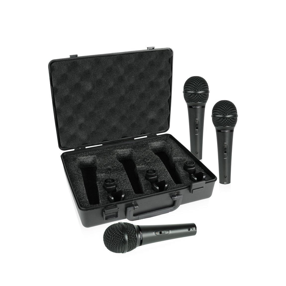 Behringer XM1800S Dynamic Vocal Microphone (3-pack) - Marshall Music