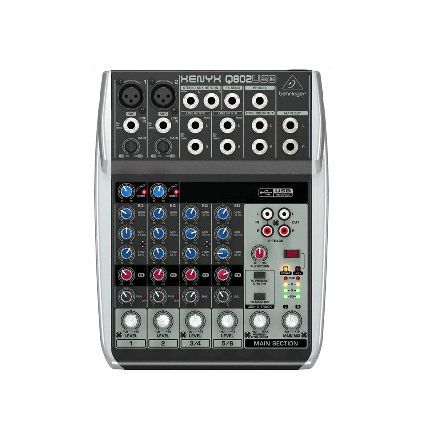 Behringer Xenyx Q802 USB Mixer - Marshall Music
