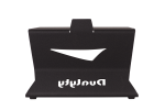 Dualyty 345 Mild Steel Desktop Monitor Stand Pair (Black) - Image 2