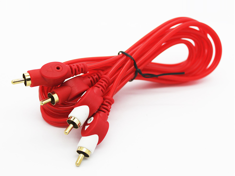 CZK49.jpg Cyberdyne RCA 2 into 2 RCA Cable (2m) - Image 1