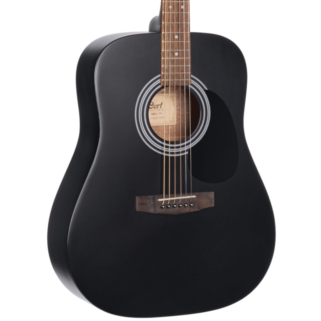 Cort AD810 OP Acoustic Guitar – Black - Marshall Music