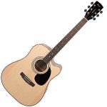 Cort AD880CE Acoustic-Electric Guitar w/ Bag – Natural Satin - Image 2