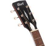 Cort CJ Retro Jumbo Acoustic-Electric Guitar with Gig Bag – Vintage Burst - Image 4