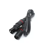 Cyberdyne Female XLR - 2 x XLR Male Cable - 1m