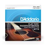 D'Addario Flat Tops Phosphor Bronze Acoustic Guitar Strings