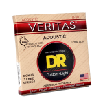 DR Strings Veritas - .011-.050 Custom Light Phosphor Bronze Acoustic Strings